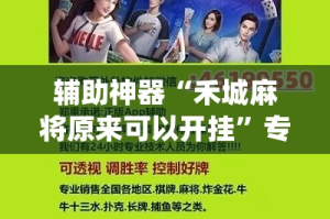 辅助神器“禾城麻将原来可以开挂”专业师傅带你一起了解(确实有挂