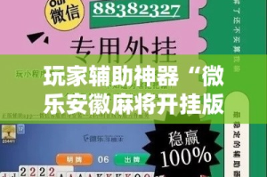 玩家辅助神器“微乐安徽麻将开挂版本软件!详细分享装挂步骤