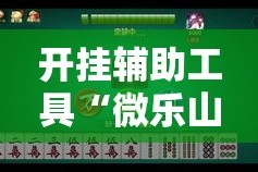开挂辅助工具“微乐山东麻将免费挂!详细分享装挂步骤