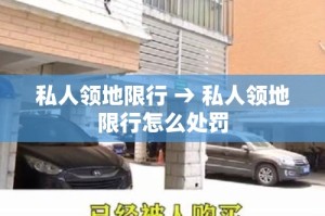 私人领地限行 → 私人领地限行怎么处罚