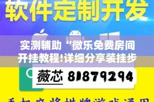 实测辅助“微乐免费房间开挂教程!详细分享装挂步骤