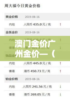 澳门金价广州金价—(澳门金价2021) 澳门金价广州金价—(澳门金价2021)