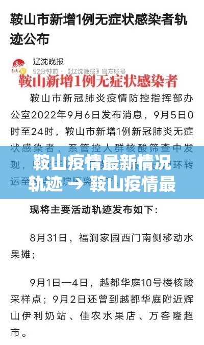 鞍山疫情最新情况轨迹 → 鞍山疫情最新情况轨迹查询 鞍山疫情最新情况轨迹 → 鞍山疫情最新情况轨迹查询