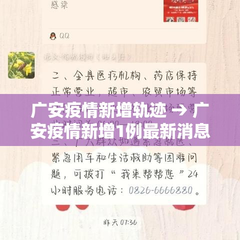 广安疫情新增轨迹 → 广安疫情新增1例最新消息 广安疫情新增轨迹 → 广安疫情新增1例最新消息