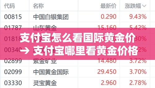 支付宝怎么看国际黄金价 → 支付宝哪里看黄金价格 支付宝怎么看国际黄金价 → 支付宝哪里看黄金价格