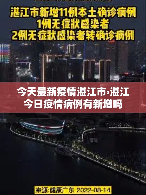 今天最新疫情湛江市›湛江今日疫情病例有新增吗