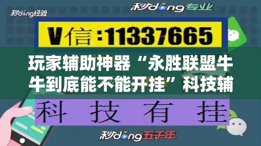 玩家辅助神器“永胜联盟牛牛到底能不能开挂	”科技辅助神器手机版