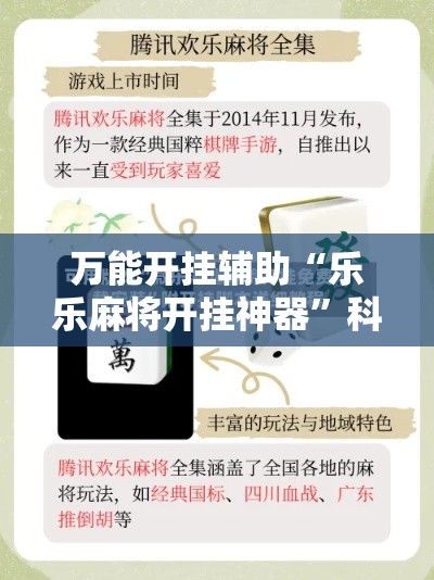 万能开挂辅助“乐乐麻将开挂神器”科技辅助神器手机版