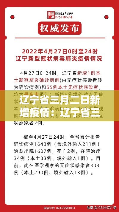 辽宁省三月二日新增疫情：辽宁省三月二日新增疫情最新消息