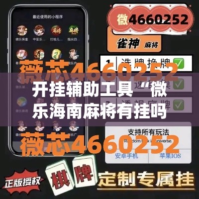 开挂辅助工具“微乐海南麻将有挂吗	”(作弊)辅助透视教程