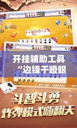 开挂辅助工具“边锋干瞪眼可以开挂吗”科技辅助神器手机版