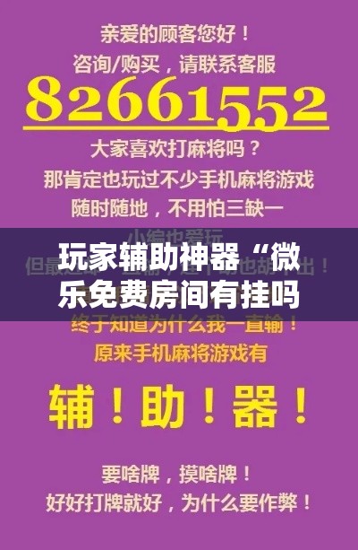 玩家辅助神器“微乐免费房间有挂吗	”科技辅助神器手机版