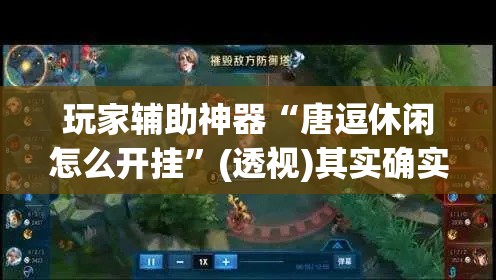 玩家辅助神器“唐逗休闲怎么开挂	”(透视)其实确实有挂
