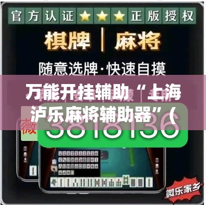 万能开挂辅助“上海泸乐麻将辅助器”(透视)其实确实有挂