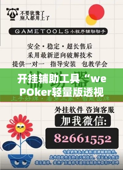 开挂辅助工具“wePOker轻量版透视挂方法”(作弊)辅助透视教程