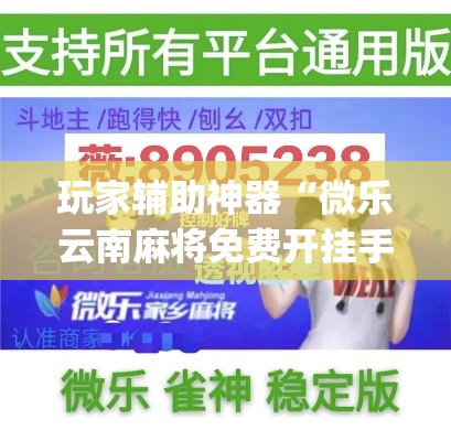 玩家辅助神器“微乐云南麻将免费开挂手机版”(作弊)辅助透视教程