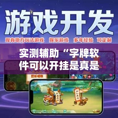 实测辅助“字牌软件可以开挂是真是假？”分享用挂教程