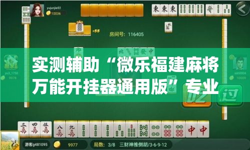实测辅助“微乐福建麻将万能开挂器通用版	”专业师傅带你一起了解(确实有挂