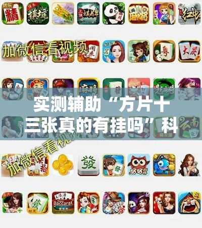实测辅助“方片十三张真的有挂吗”科技辅助神器手机版
