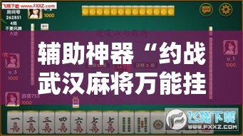 辅助神器“约战武汉麻将万能挂	”科技辅助神器手机版