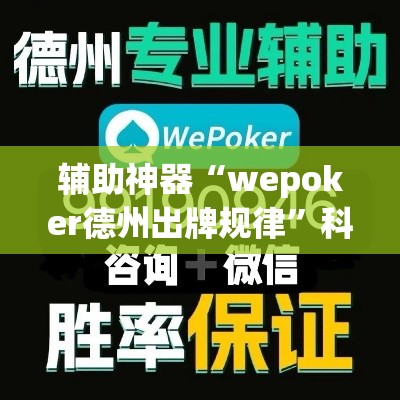 辅助神器“wepoker德州出牌规律”科技辅助神器手机版