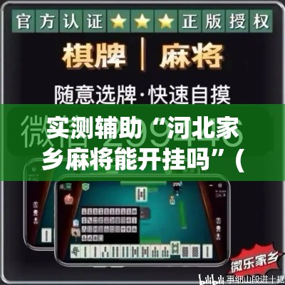 实测辅助“河北家乡麻将能开挂吗	”(透视)其实确实有挂