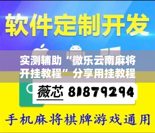 实测辅助“微乐云南麻将开挂教程”分享用挂教程