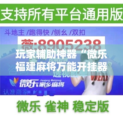 玩家辅助神器“微乐福建麻将万能开挂器通用版”科技辅助神器手机版