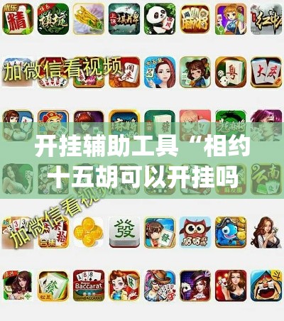 开挂辅助工具“相约十五胡可以开挂吗”(透视)其实确实有挂