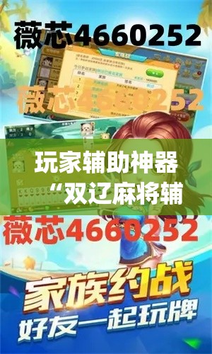 玩家辅助神器“双辽麻将辅助开挂神器”(作弊)辅助透视教程