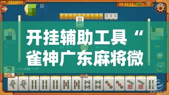 开挂辅助工具“雀神广东麻将微信挂”分享用挂教程