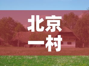 北京一村有疫情吗今天新增：北京有一例吗